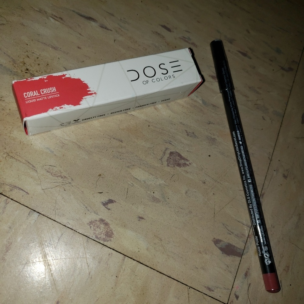 Dose of colors lipstick and lip liner bundle